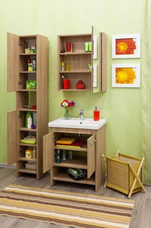 Тумба для раковины Sanflor Мехико 70 Н0000001167 Швейцарский вяз