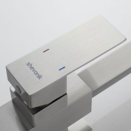 Смеситель для кухни с подключением фильтра Shevanik S148L, сатин, артикул S148L