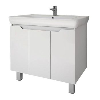 Тумба под раковину подвесная Dreja Q Plus (D) 80 см, белый