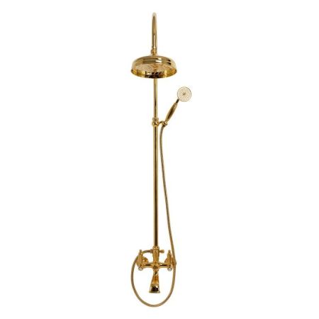 Душевая стойка со смесителем для ванны, верхнего и ручного душа CEZARES FIRST-CVD, артикул FIRST-CVD-01-M