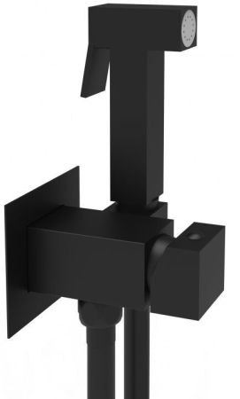 Смеситель с гигиеническим душем Paffoni Tweet Square ZDUP112NO, артикул ZDUP112NO