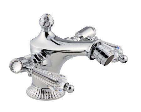 Emmevi The One Atena, смеситель для биде. Прозрачные кристаллы Swarovski, цвет хром