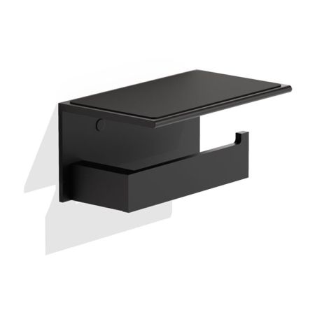Бумагодержатель, Decor Walther, Contract, TPH4, без крышки, ширина, мм-170, глубина, мм-100, высота, мм-80, тип установки-настенный, цвет-черный матовый