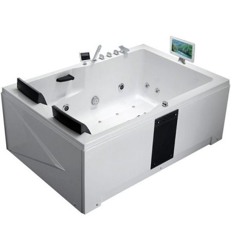 Акриловая ванна Gemy G9061 O L 181х121 L с гидромассажем