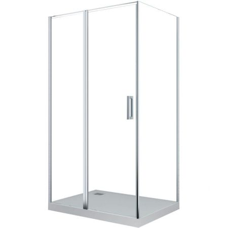 Душевой уголок Cerutti SPA Victoria 120x90 профиль Хром стекло прозрачное, артикул VICTORIA120