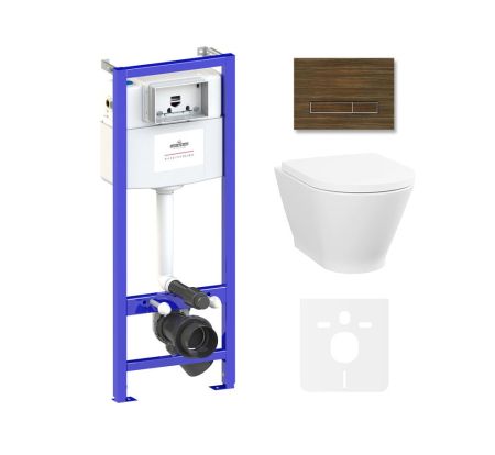 Комплект 6 в 1 Lavinia Boho Elegant Rimless 87561071, премиум с пластиковой клавишей, артикул 87561071