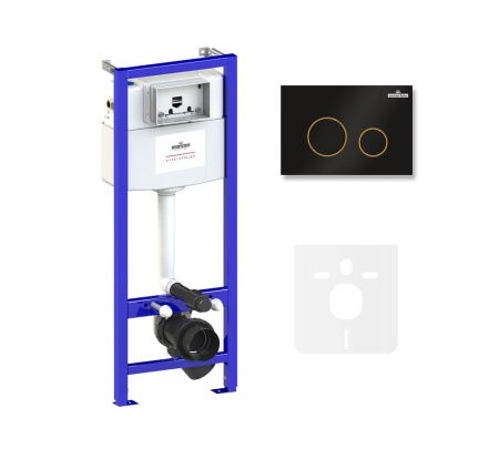 Комплект 4 в 1 инсталляции для подвесного унитаза Lavinia Boho Relfix 77010024