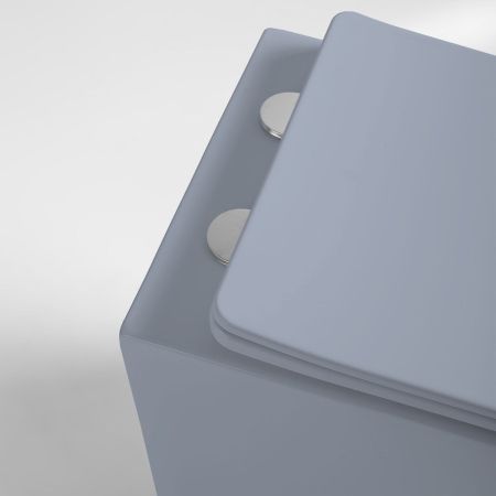 Унитаз подвесной Globo VT1-14SMO безободковый, цвет океан мат., ультратонкое сиденье soft-close, артикул VT1-14SMO