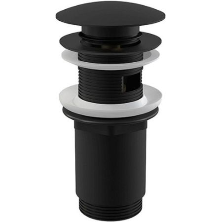 Донный клапан Alcaplast A392BLACK Черный, артикул A392BLACK