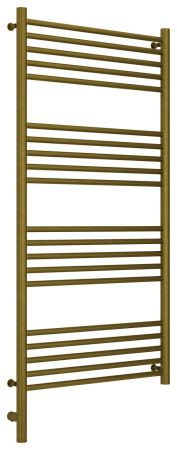Полотенцесушитель электрический "БОГЕМА 3.0" прямая 1200х600 / МЭМ левый (Состаренная бронза)