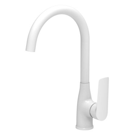 Смеситель для кухни Esko Lagos White LG519W, белый, артикул LG519W