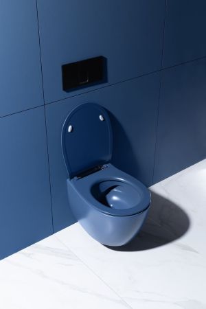 Чаша подвесного унитаза Allen Brau Fantasy 4.11004.ID индиго, артикул 4.11004.ID