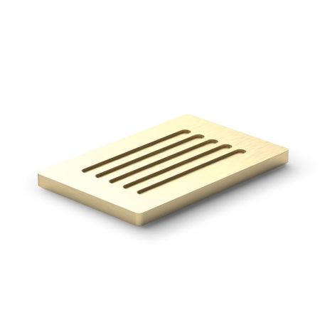 Decor Walther DW 900 Мыльница настольная, цвет: латунь матовая, артикул 0859411