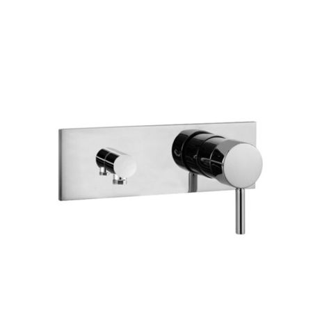 Fantini Nostromo Смеситель для душа, встраиваемый, на 1 источник, (наружняя часть), цвет: хром, артикул 50 02 E888B