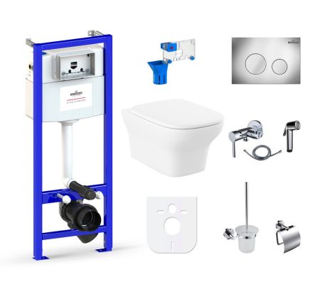 Комплект 10 в 1 Lavinia Boho Bristol Rimless 98010078, премиум с пластиковой клавишей, артикул 98010078