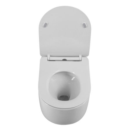 SOFT-TOR Чаша унитаза подвесного безободкового, смыв TORNADO, BB084CH-TOR, артикул BB084CH-TOR