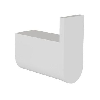 Крючок для ванной комнаты Knotlor RH102WY, белый