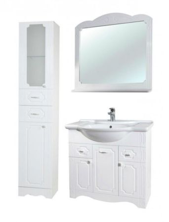 Шкаф пенал Bellezza Кантри 40 Белый, артикул 4629905110018