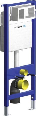 Schwab, инсталляция для подвесного унитаза для клавиш Gala-S/VistaDuo/RivaDuo