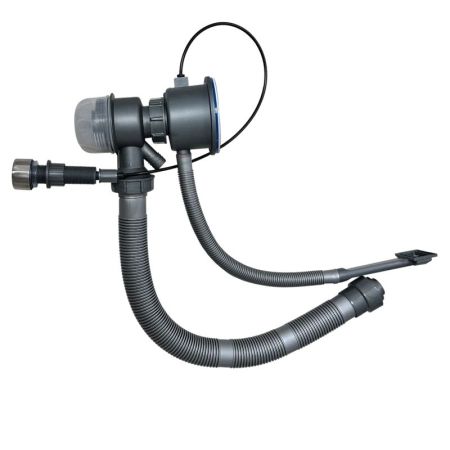 Кухонная мойка Ulgran Steel 680x500, вороненая сталь, артикул US 680-003