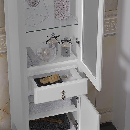 Пенал Лоренцо правый Opadiris Белый матовый, артикул 