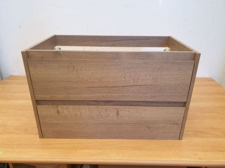 Тумба под раковину BelBagno Kraft 80 KRAFT-800-2C-SO-RT подвесная Табачный дуб, артикул KRAFT-800-2C-SO-RT