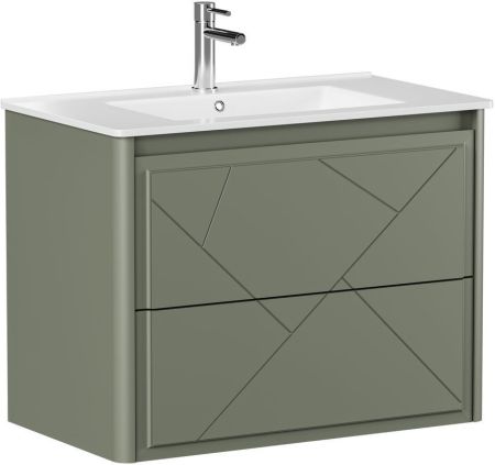 Тумба под раковину Allen Brau Paris 80 1.360001.CGM оливая матовый, артикул 1.360001.CGM