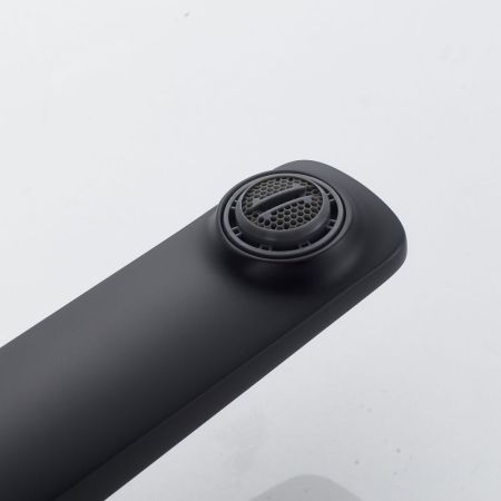 Смеситель для раковины высокий Shevanik S4211H, черный