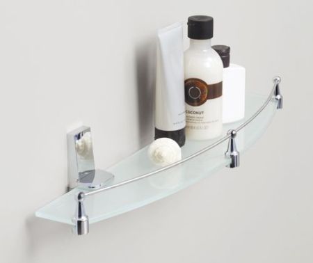 Стеклянная полка WasserKRAFT Lopau K-6044 Хром, артикул K-6044