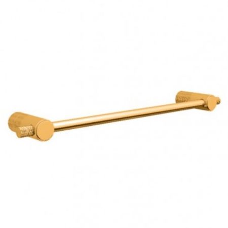 BERTOCCI Easy Полотенцедержатель 65 см, отделка "тысяча строк", цвет золото