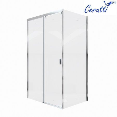 Ограждение MARBELLA 120 L душевое Cerutti SPA без поддона (80x120x190), артикул MARBELLA 120 L