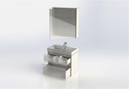 Мебель для ванной Aquanet Бруклин 70 белый, артикул 00207804