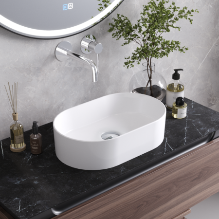 Раковина накладная керамическая CZR-6576, артикул CZR-6576