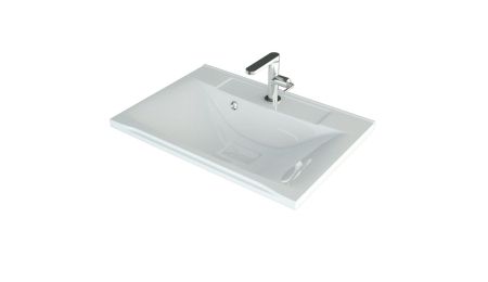 Тумба "Абигель 65", 2 ящика, серый / цемент, Milen 65 / км, артикул SP-00001131