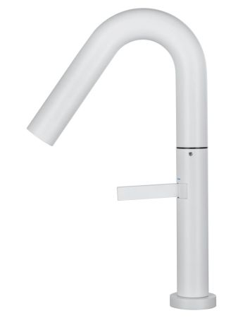 Смеситель для раковины высокий WONZON & WOGHAND, Белый матовый (WW-6068-MW), артикул WW-6068-MW