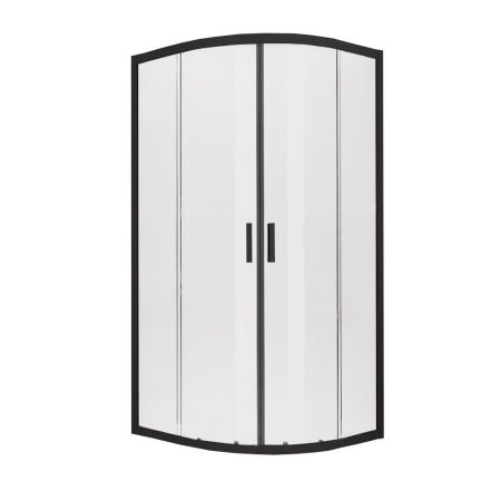  Душевое ограждение NEW TRENDY NEW VARIA BLACK 90x90x190 K-0566 (черный), артикул K-0566