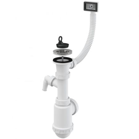 Сифон для кухонной мойки Alcaplast A444P-DN50/40 Белый, артикул A444P-DN50/40