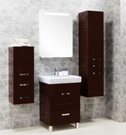 Тумба под раковину АКВАТОН АМЕРИНА Н 56,4 1A169201AM010 (напольная, белый глянец), шт