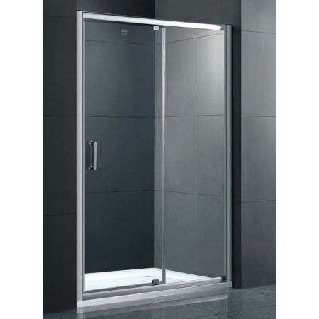 Душевая дверь в нишу Gemy Sunny Bay 100х190 профиль Хром стекло прозрачное, артикул S28191A