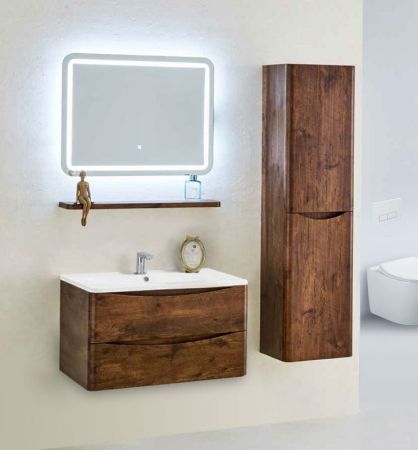 Тумба под раковину Vincea Roberta VMC-1R800RW подвесная R.Wood, артикул VMC-1R800RW