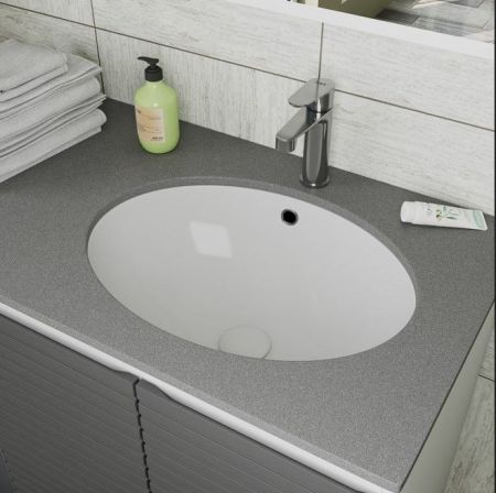 Раковина под столешницу DQ Venice белая 605*440*205мм (DT1021716), артикул DT1021716