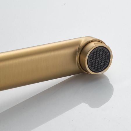 Смеситель для ванны Shevanik S9902G, золотой сатин, артикул S9902G