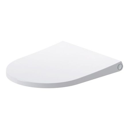 DURAVIT Bento Starck Box  Сиденье для унитаза съемное, с микролифтом, белый глянец/нерж сталь