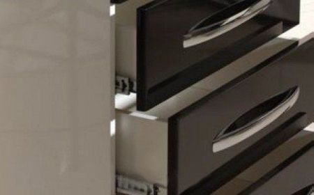 Тумба под раковину Bellezza Рокко 80 4635313660045 Черная Белая, артикул 4635313660045