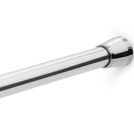 Карниз для ванной алюминиевый хром 125-230см.