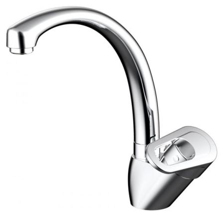 Смеситель для кухни Bravat Loop F7124182CP-RUS Хром, артикул F7124182CP-RUS