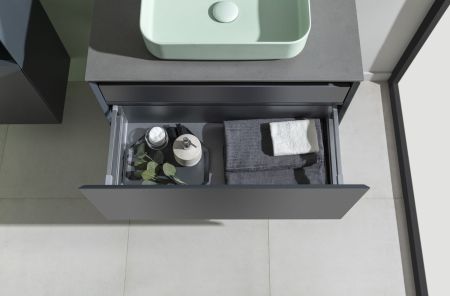 Тумба под раковину Allen Brau Infinity 85 1.21002.AM антрацит матовый, артикул 1.21002.AM