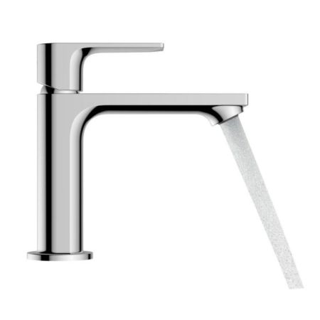 Смеситель для раковины, Hansgrohe, Rebris E, тип открывания воды-однорычажный, тип регулирования воды-керамический картридж, монтаж-на раковину/столешницу, отверстия для монтажа-1, высота, мм-168, вынос излива, мм-133, тип излива-неподвижный, донный клапа, артикул 72557000