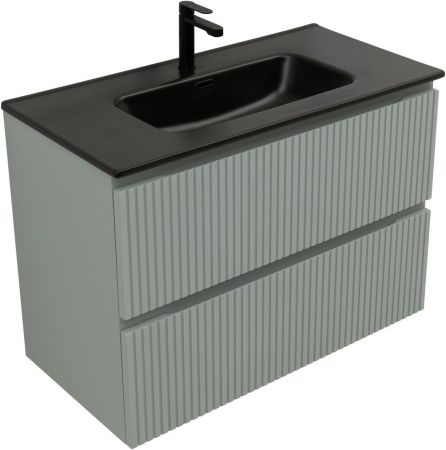 Тумба под раковину Aquanet Джейн (Flat) 90 мисти грин, артикул 00335435