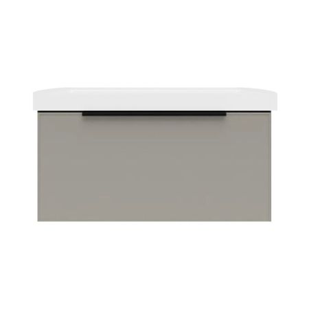 Тумба под раковину подвесная La Fenice SIMPLA FNC-01-SIM-C-80, бежевая, артикул FNC-01-SIM-C-80